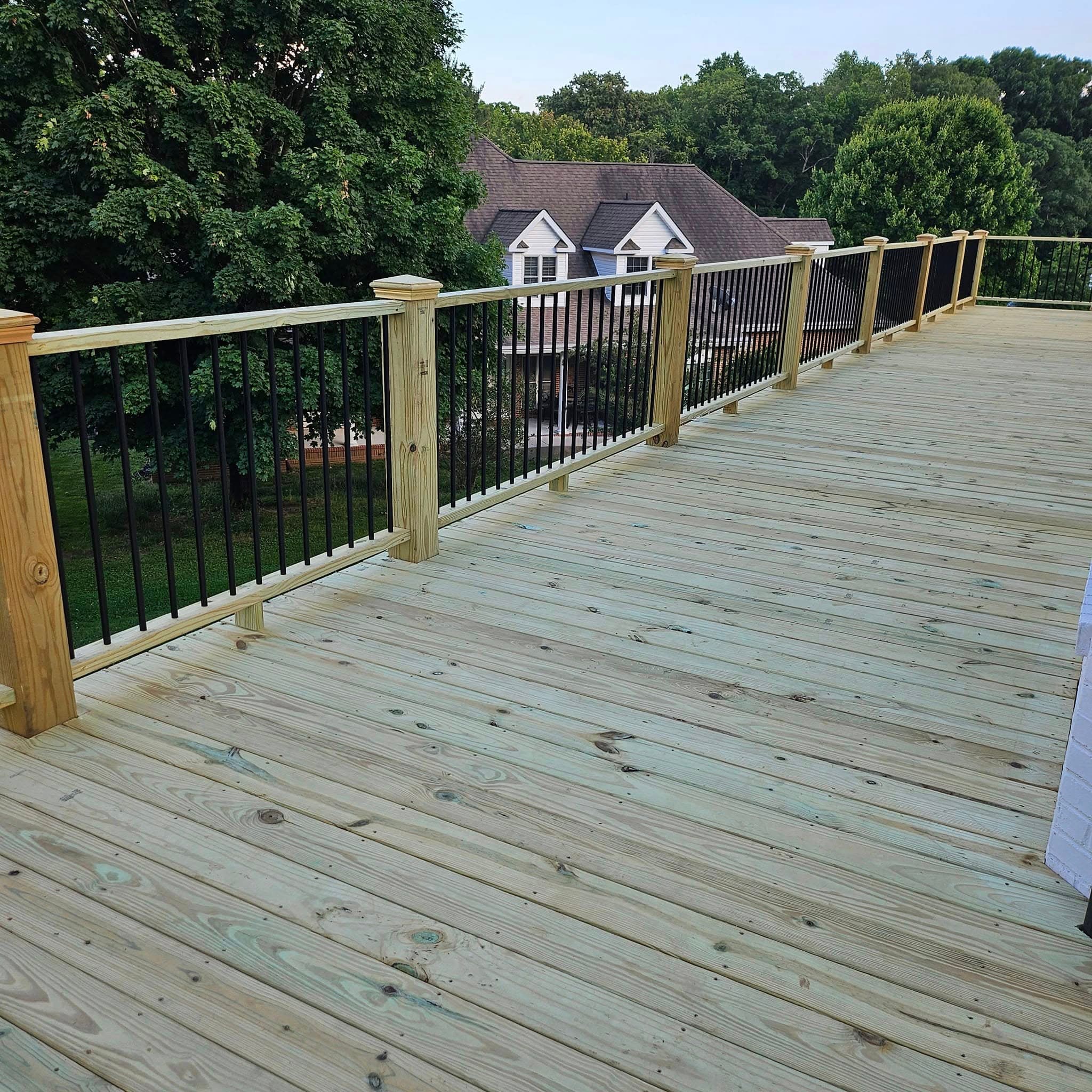 Pressure-Treated Deck