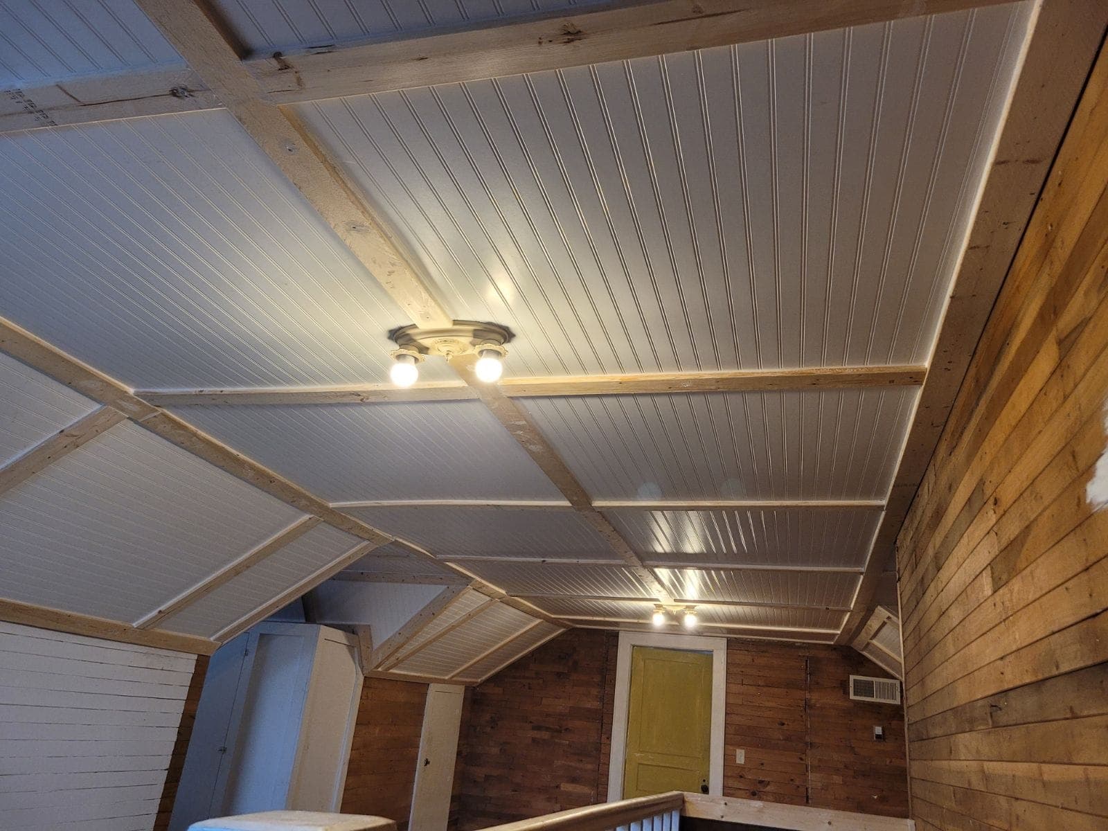 Beadboard Ceiling Install